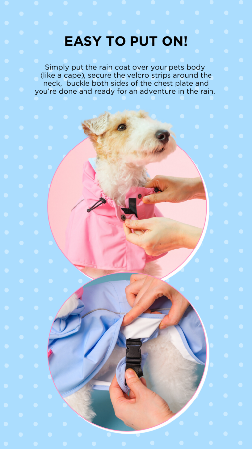 Hello Kitty Easy Wear Raincoat - Blue - Image 6