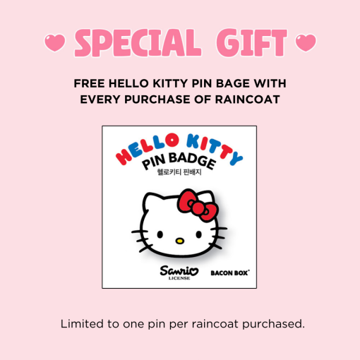 Hello Kitty Easy Wear Raincoat - Blue - Image 2