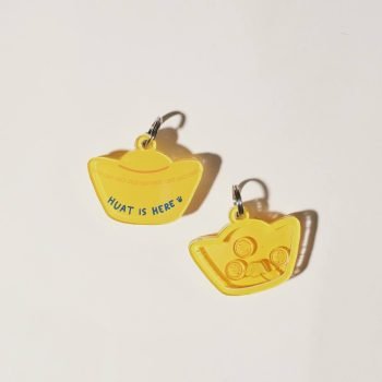 Huat is Here Ingot Charm