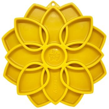 Yellow Mandala Slow Feeder